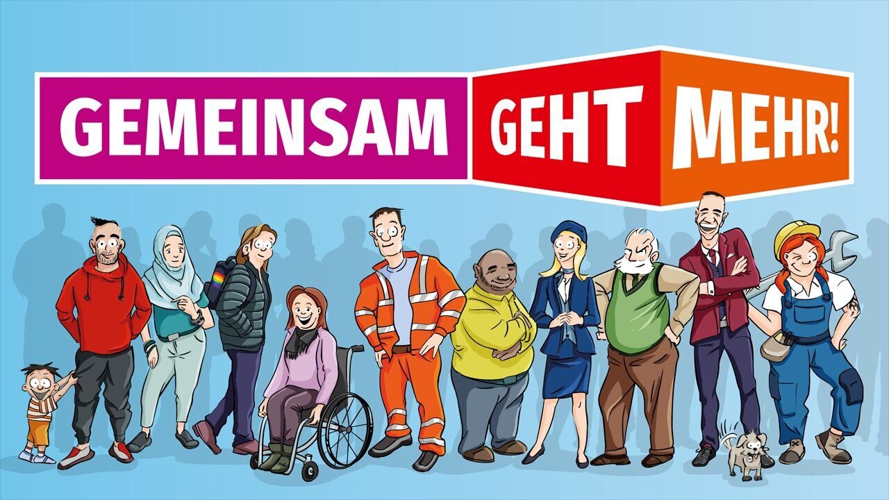Alle zusammen — Gemeinsam für Vielfalt